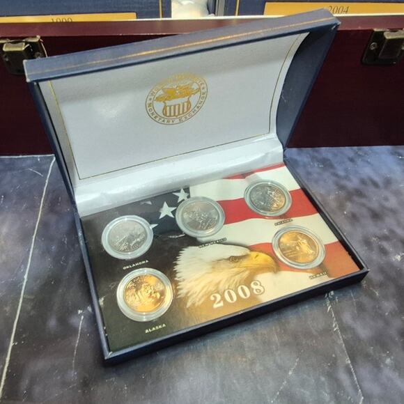 United States of America 50 States Quarters Framed Collection - Picture 11 of 12